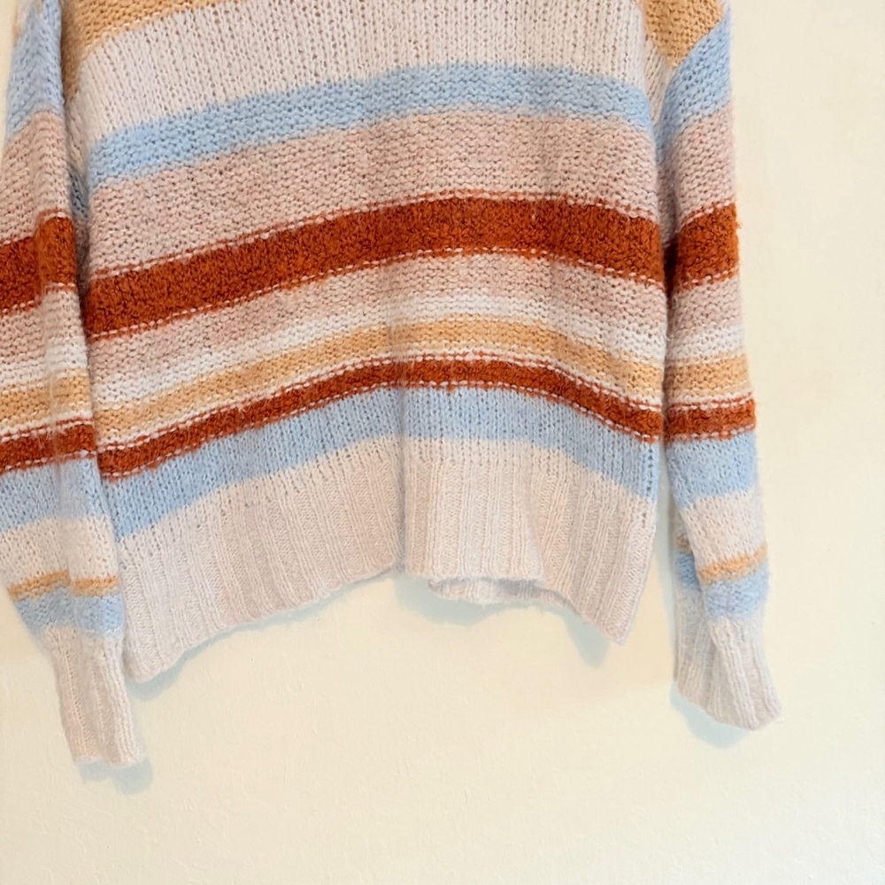 American Eagle Women's Colorful Striped Oversized Sweater Size Medium - Picture 3 of 6